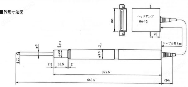 DG100P-L605索尼Magnescale高度探规尺寸图.png DG100P-L605索尼Magnescale高度探规尺寸图.png